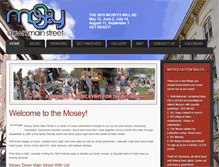 Tablet Screenshot of moseydownmain.com